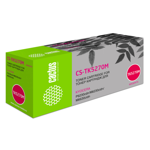 Cactus CS-TK5270M TK-5270M пурпурный (6000стр.) для Kyocera Ecosys P6230cdn/M6230cidn/M6630cidn