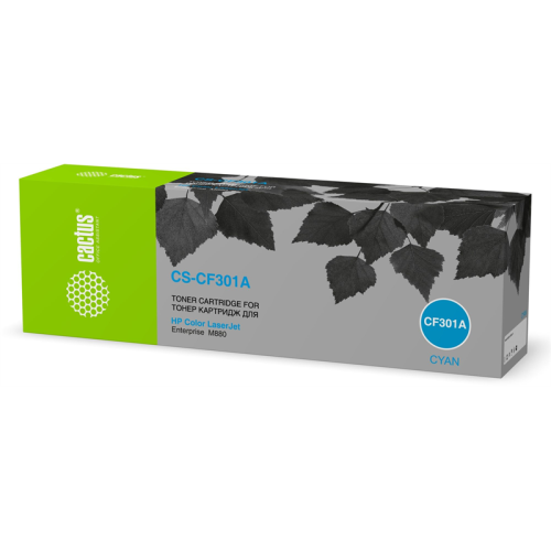 Cactus CS-CF301A CF301A голубой (32000стр.) для HP CLJ Ent M880/M880z/M880z+