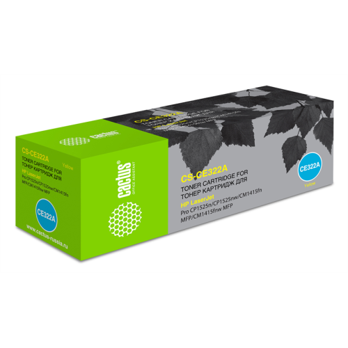 Cactus CS-CE322A CE322A желтый (1300стр.) для HP LJ CP1525