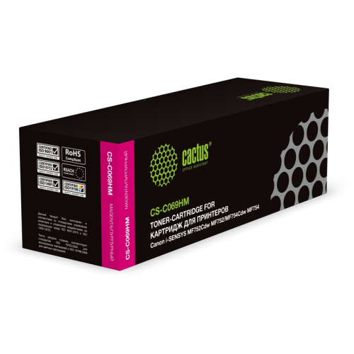 Cactus CS-C069HM 069H пурпурный (5500стр.) для Canon i-SENSYS MF752Cdw MF752/MF754