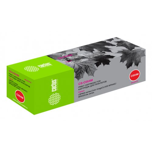 Cactus CS-C054M 054 M пурпурный (1200стр.) для Canon LBP 621Cw/623Cdw/641Cw/643Cdw