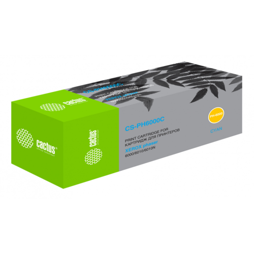 Cactus CS-PH6000C 106R01631 голубой (1000стр.) для Xerox Phaser 6000/6010