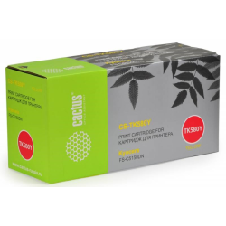 Cactus CS-TK580Y TK-580Y желтый (2800стр.) для Kyocera FS-C5150DN/P6021 Ecosys