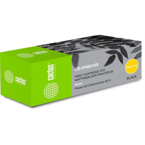 Cactus CS-PH6510X 106R03488 черный (5500стр.) для Xerox Phaser 6510/WC6515