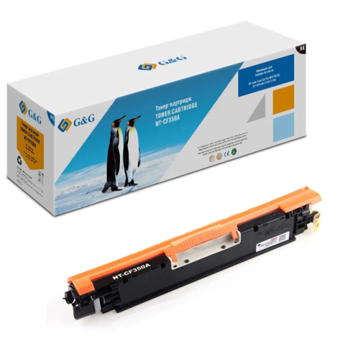 Cartridge G&G 130A для HP CLJ Pro M176/M177, с чипом (1 300стр.), черный (аналог CF350A)