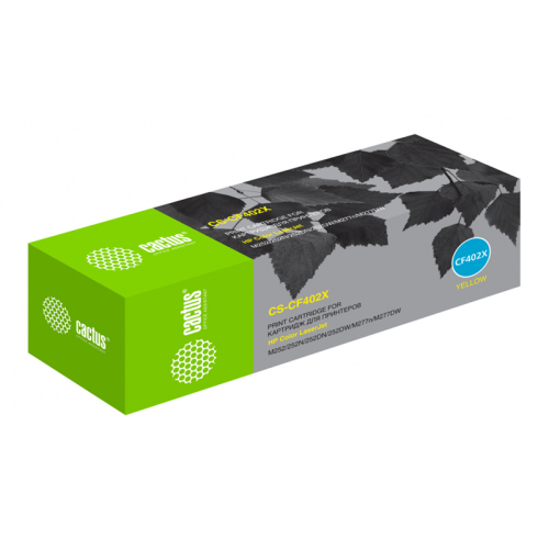 Cactus CS-CF402X CF402X желтый (2300стр.) для HP CLJ M252/252N/252DN/252DW/M277n/M277DW