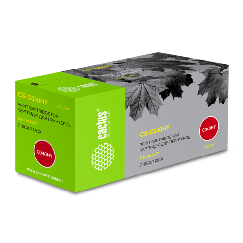 Cactus CS-C040HY 040 H Y желтый (10000стр.) для Canon LBP 710CX/712CX I-Sensys