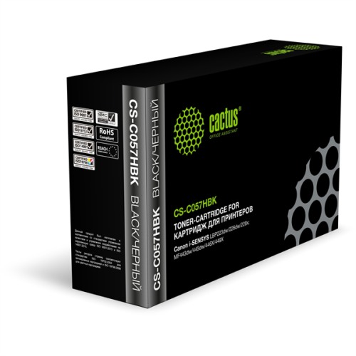 Cactus CS-C057HBK 057 H черный (10000стр.) для Canon LBP228x/LBP226dw/LBP223dw/MF449x/MF446x/MF445dw