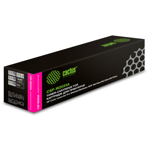Cactus CSP-W2033A 415A пурпурный (2100стр.) для HP LJ M454/MFP M479