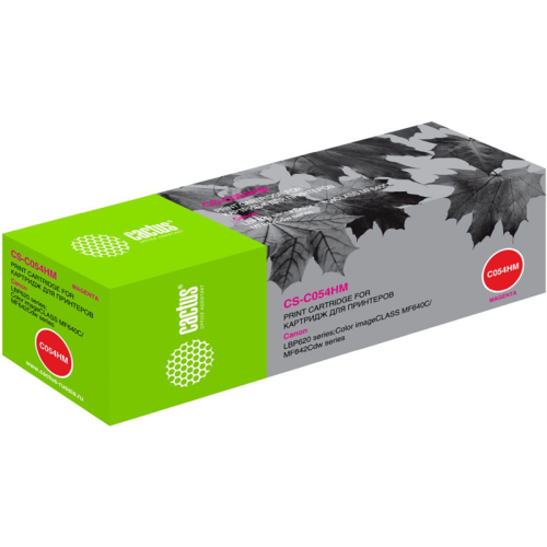 Cactus CS-C054HM 054 H M пурпурный (2300стр.) для Canon LBP 621Cw/623Cdw/641Cw/643Cdw