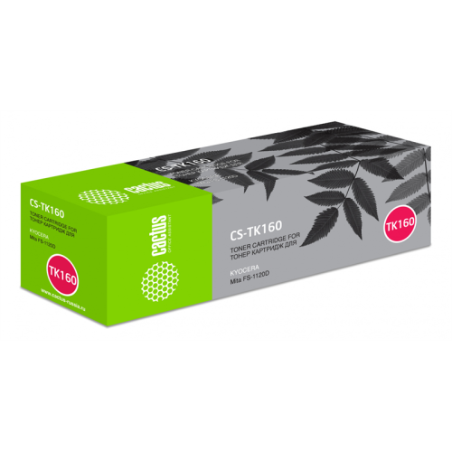 Cactus CS-TK160 TK-160 черный (2500стр.) для Kyocera Mita FS 1120D/1120DN/1120