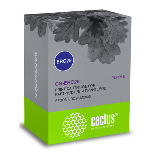Cactus CS-ERC28 фиолетовый для Epson ERC28/M2000/FUJITSU-29745/AT3000/NORAND-815/4000/4815/4820/DP815/NP815