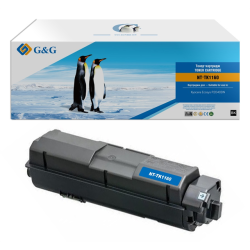 G&G toner cartridge for Kyocera P2040dn/P2040dw 7 200 pages with chip TK-1160  1T02RY0NL0 гарантия 12 мес.