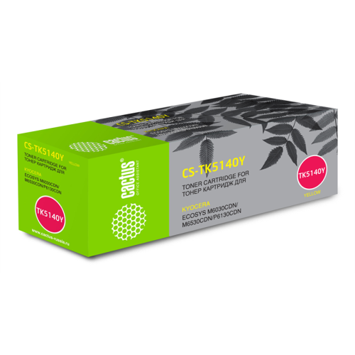 Cactus CS-TK5140Y TK-5140Y желтый (5000стр.) для Kyocera Ecosys M6030cdn/M6530cdn/P6130cdn