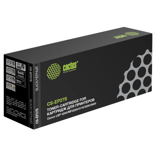 Cactus CS-EP27S EP-27 черный (2500стр.) для Canon LBP3200/MF3220/3110/3200/5600