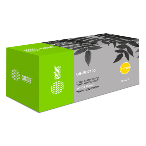 Cactus CS-PH7100BK 106R02612 черный (5000стр.) для Xerox Phaser 7100/7100N/7100DN