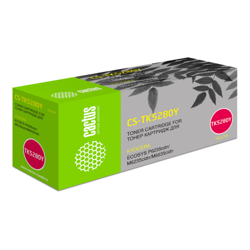 Cactus CS-TK5280Y TK-5280Y желтый (11000стр.) для Kyocera Ecosys P6235cdn/M6235cidn/M6635cidn