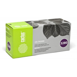 Cactus CS-TN3280 TN-3280 черный (8000стр.) для Brother DCP-8085/8085DN/HL-5340/5340D/5350/5350DN/5370/5370DW/MFC-8880/8880DN
