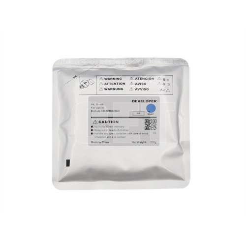 Девелопер для KONICA MINOLTA Bizhub C250i/300i/360i (CET) Cyan, 210г, 1000000 стр., CET171030