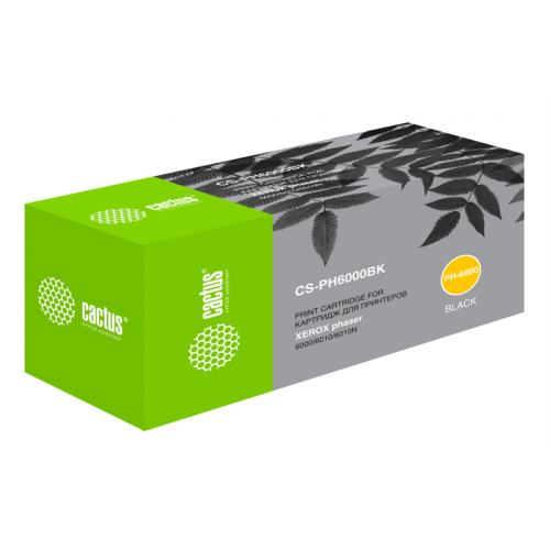 Cactus CS-PH6000BK 106R01634 черный (2000стр.) для Xerox Phaser 6000/6010