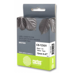 Cactus CS-TZ631 TZe-631 черный для Brother 1010/1260VP/1830VP/9700PC