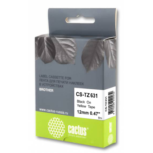 Cactus CS-TZ631 TZe-631 черный для Brother 1010/1260VP/1830VP/9700PC