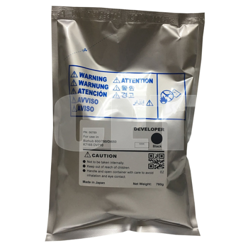 Девелопер DV710 для KONICA MINOLTA Bizhub 600/750/601/751 (CET), 760г, 250000 стр., CET6789