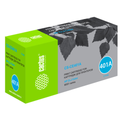 Cactus CS-CE401A CE401A голубой (6000стр.) для HP CLJ M551