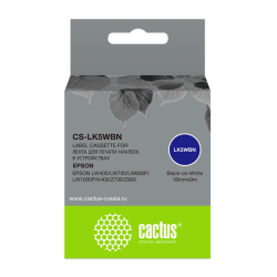 Cactus CS-LK5WBN черный для Epson LW300/LW400/LW700/LW600P/LW1000P