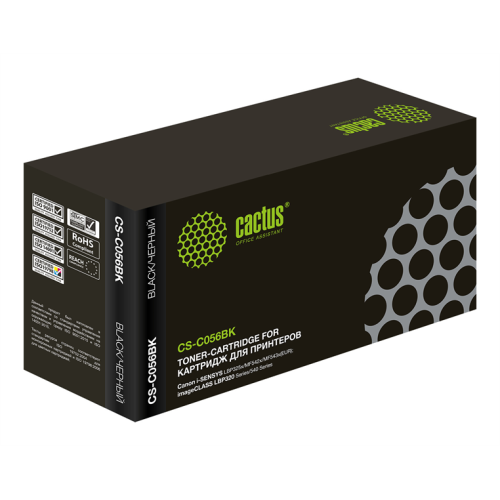 Cactus CS-C056BK 056BK черный (10000стр.) для Canon i-SENSYS LBP325x/MF542x/MF543x