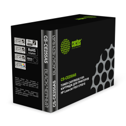 Cactus CS-CE255AS CE255A черный (6000стр.) для HP LJ P3011/P3015