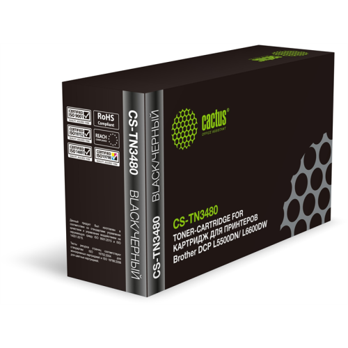 Cactus CS-TN3480 TN-3480 черный (8000стр.) для Brother DCP L5500DN/ L6600DW