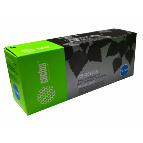 Cactus CS-CE740A CE740A черный (7000стр.) для HP LJ CP5220/CP5221/CP5223/CP5225