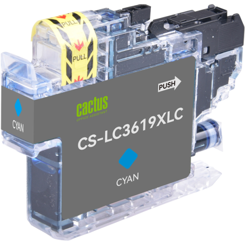 Cactus CS-LC3619XLC голубой (19.4мл) для Brother MFC-J2330DW/J2730DW/J3530DW/J3930DW