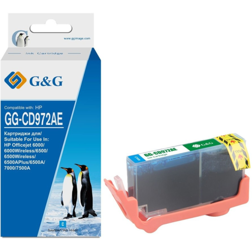 Cartridge GG 920XL для Officejet 6000/6500/7000/7500, голубой  (700 стр.)