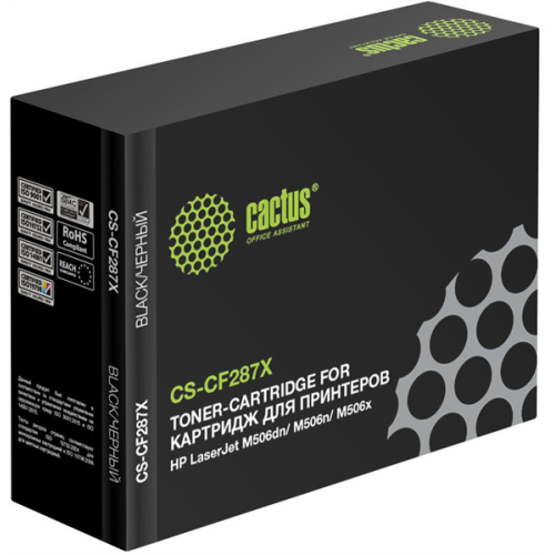 Cactus CS-CF287X CF287X черный (18000стр.) для HP LJ M506dn/ M506n/ M506x