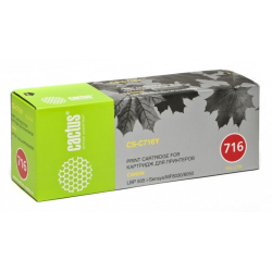 Cactus CS-C716Y 716 Y желтый (1500стр.) для Canon i-Sensys MF8030/MF8030cn/MF8050/LBP 5050