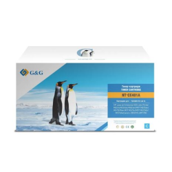 Cartridge G&G 507A для HP CLJ M551/M575/M570; Canon LBP7780, с чипом (6 000), голубой (аналог CE401A)