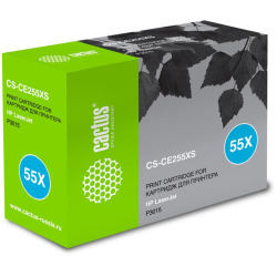 Cactus CS-CE255XS CE255X черный (12500стр.) для HP LJ P3015