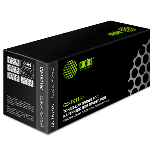 Cactus CS-TK1150 TK-1150 черный (3000стр.) для Kyocera Ecosys P2235d/P2235dn/P2235dw/M2735dw