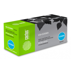 Cactus CS-CC530A CC530A черный (3500стр.) для HP Color LaserJet CP2025/CM2320