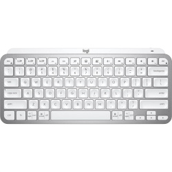 Logitech Wireless MX Keys Mini, Bluetooth, PALE GREY, 920-010502