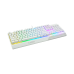 Gaming Keyboard MSI VIGOR GK30, Wired, Mechanical-like plunger switches. 6 zones RGB lighting with several lighting effects.  Anti-ghosting Capability. Water Resistant (spill-proof), White