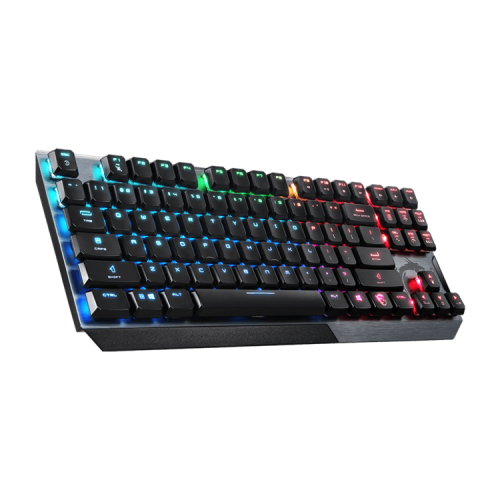 Gaming Keyboard MSI VIGOR GK50 LOW PROFILE, Wired, Mechanical, with Kailh Low Profile Tactile Keys, Floating Key Design, RGB, Black