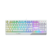 Gaming Keyboard MSI VIGOR GK30, Wired, Mechanical-like plunger switches. 6 zones RGB lighting with several lighting effects.  Anti-ghosting Capability. Water Resistant (spill-proof), White