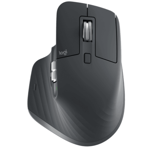 Logitech Wireless MX Master 3S Mouse, Black, [910-006559/910-005710]
