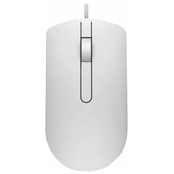 Dell Mouse MS116 Wired; USB; optical; 1000 dpi; 3 butt; White