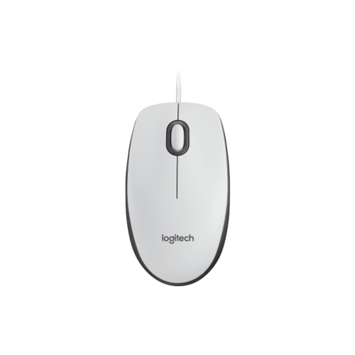 Logitech Mouse M100, White, USB, 1000dpi, [910-006764]