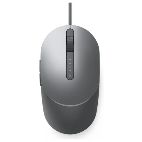 Dell Mouse MS3220 Wired; Laser; USB 2.0; 3200 dpi; 5 butt; Titan Gray