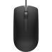 Dell Mouse MS116 Wired; USB; optical; 1000 dpi; 3 butt; Black